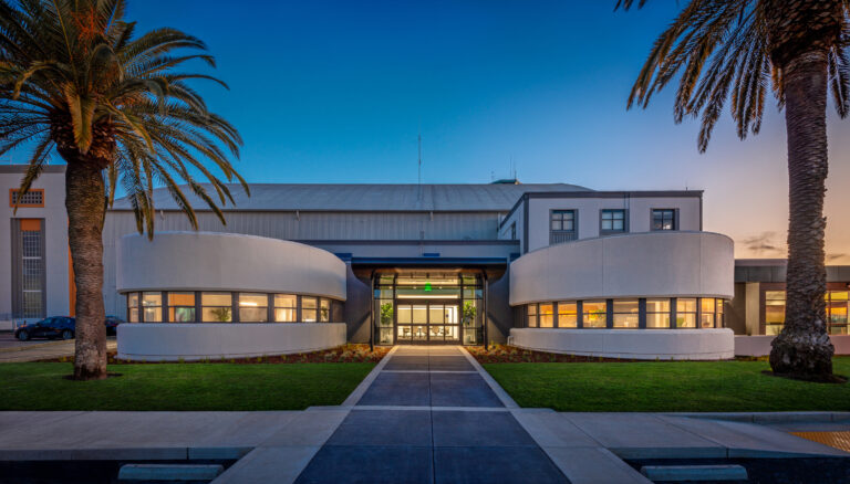 Image of the exterior of the FBO’s terminal building.