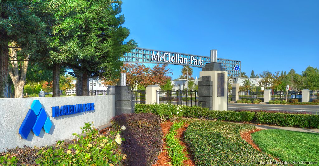 The front entrance of McClellan Park