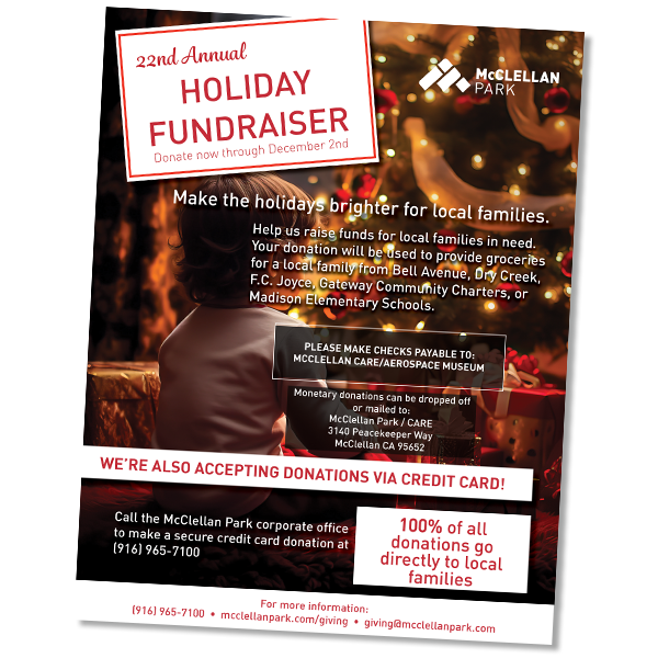 Holiday Fundraiser Flyer